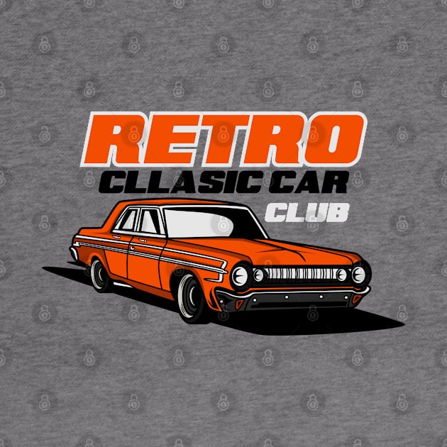 RETRO CLASSIC CAR CLUB by beanbeardy